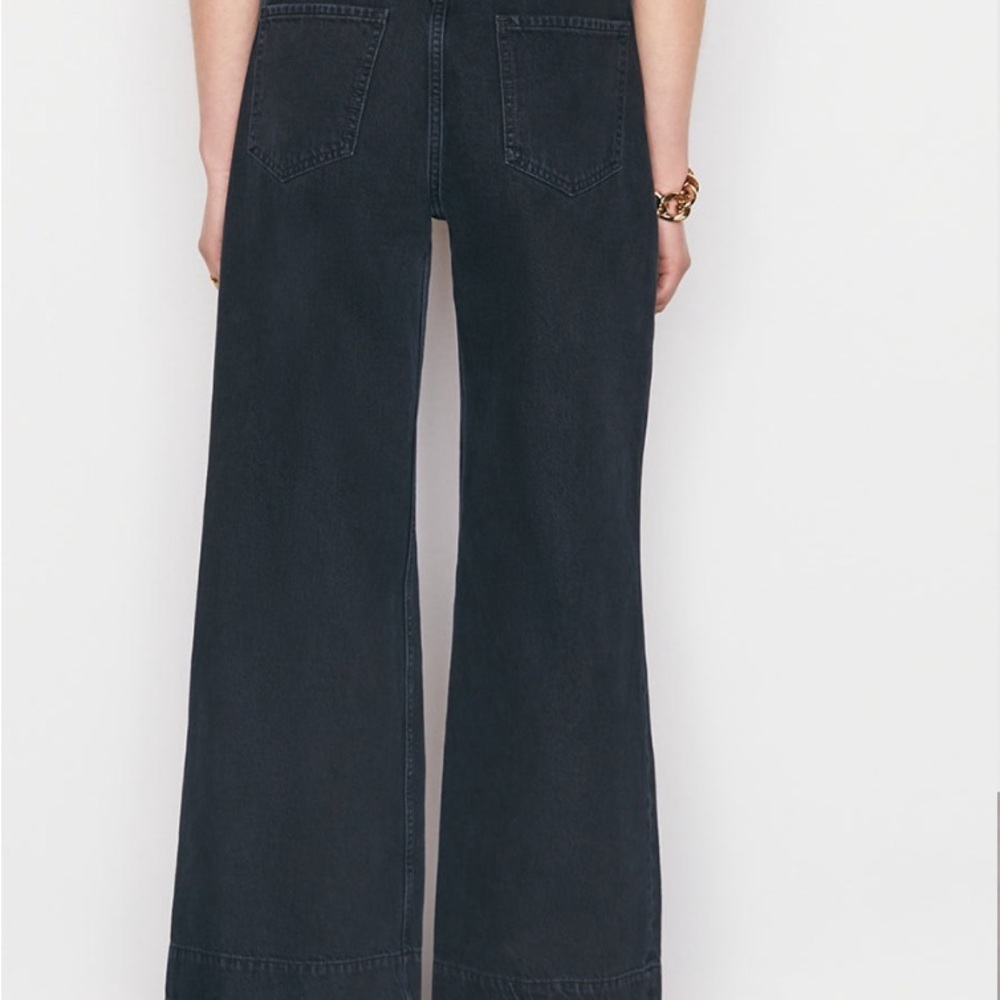 FRAME Pixie High Rise Baggy Pant Released Hem - Picture 3 of 6